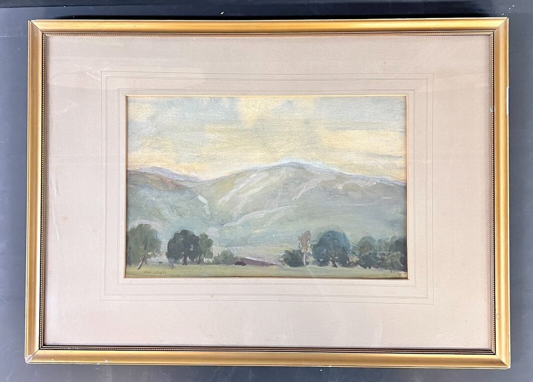 David A. Baxter watercolor painting landscape (1 of 8)