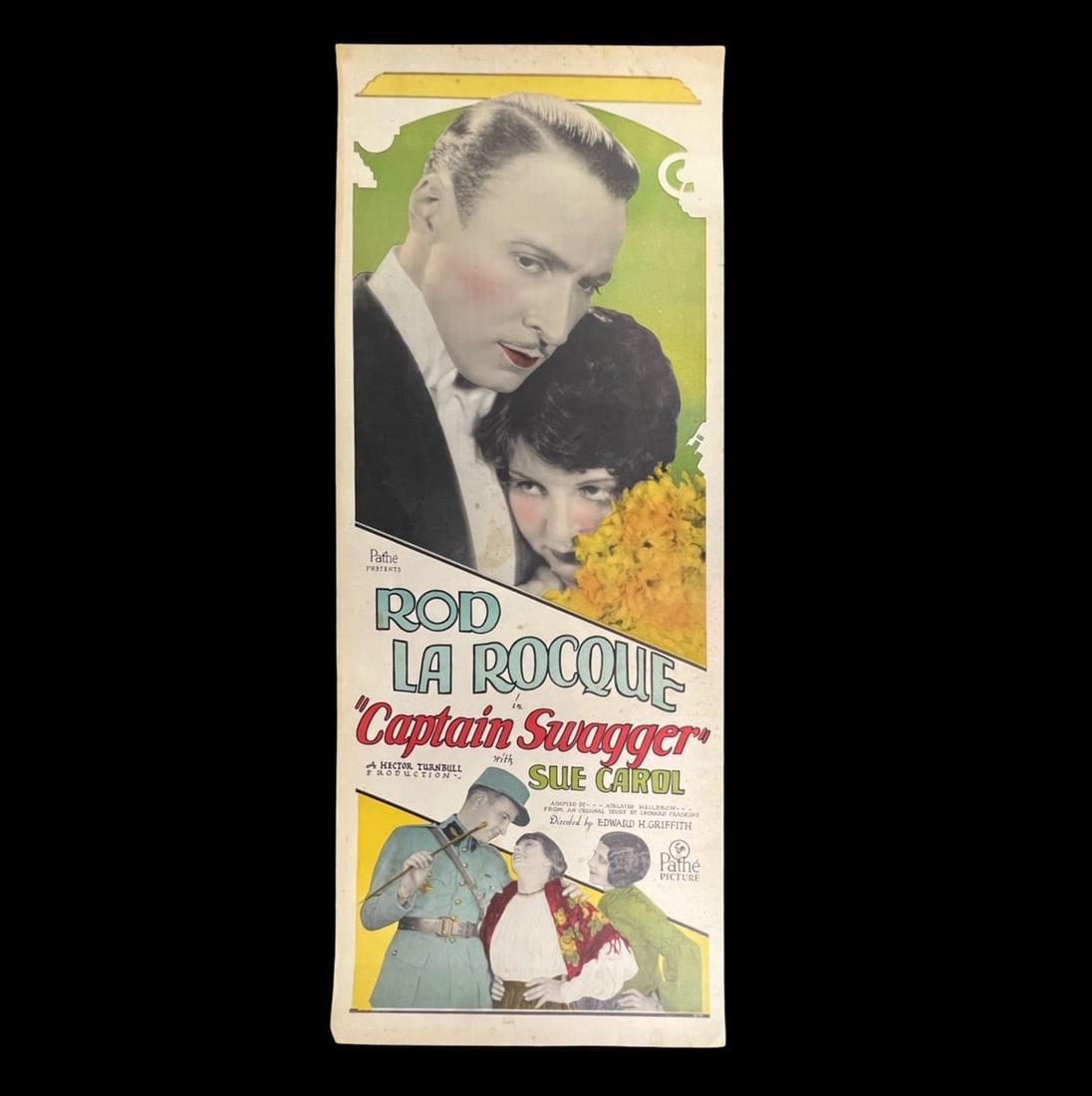 Genuine Theatrical Movie Poster INSERT Captain Swagger 1929 (1 of 11)