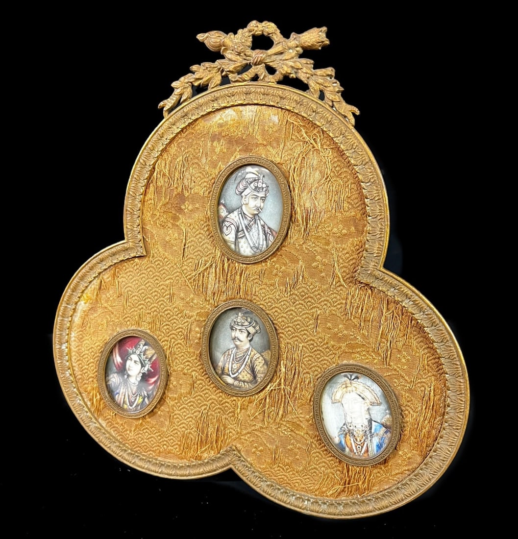 Indo Persian Portrait Miniature Paintings 19th Century (1 of 13)