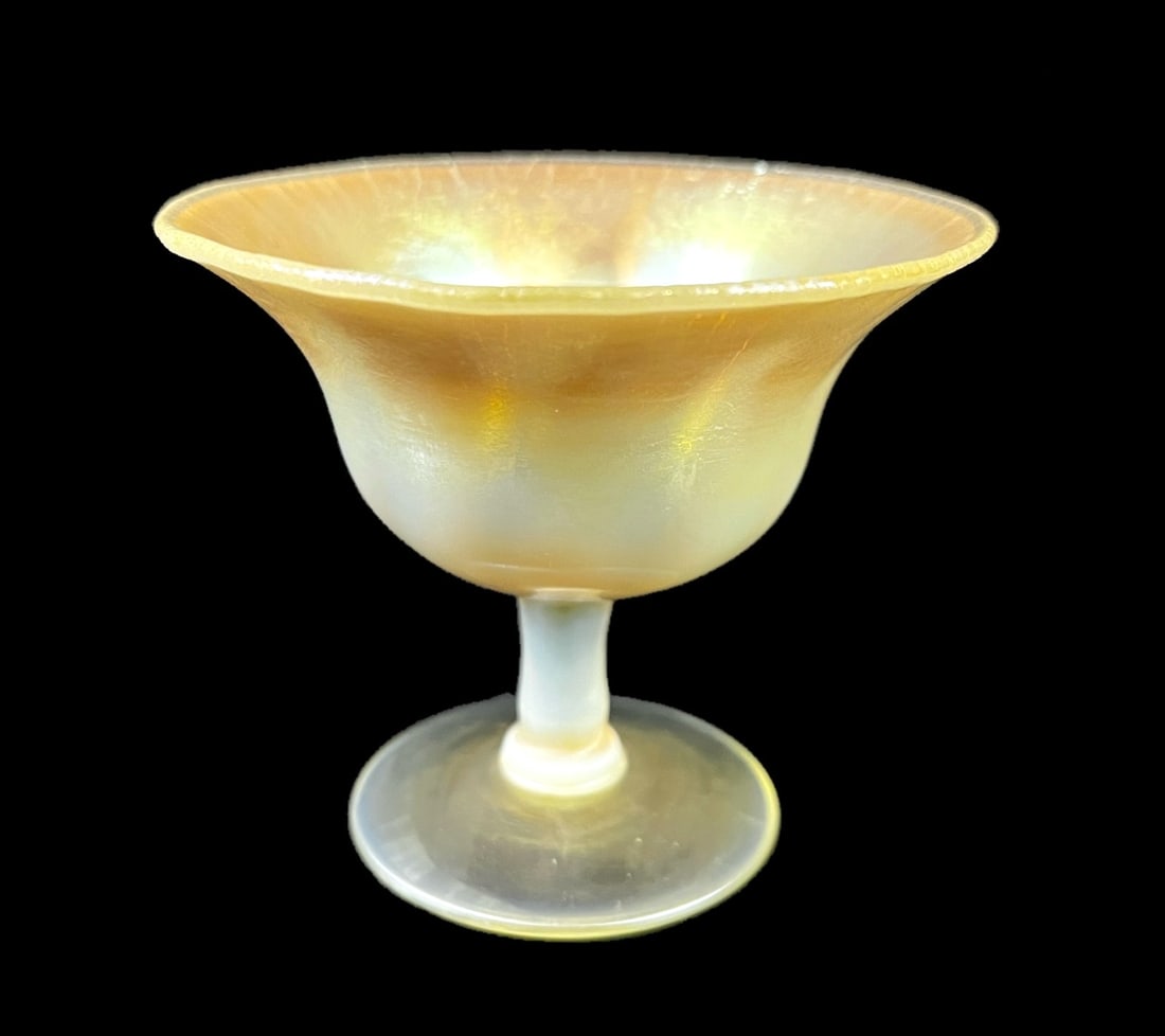 LCT Tiffany Favrile Gold Sherbet Glass (1 of 5)