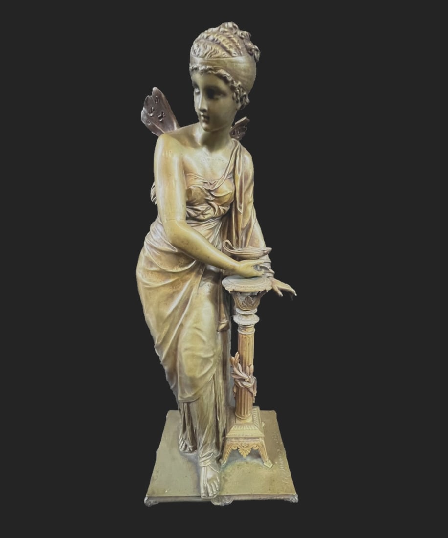 Henry Etienne Dumaige Bronze Figure of Psyche (1 of 12)