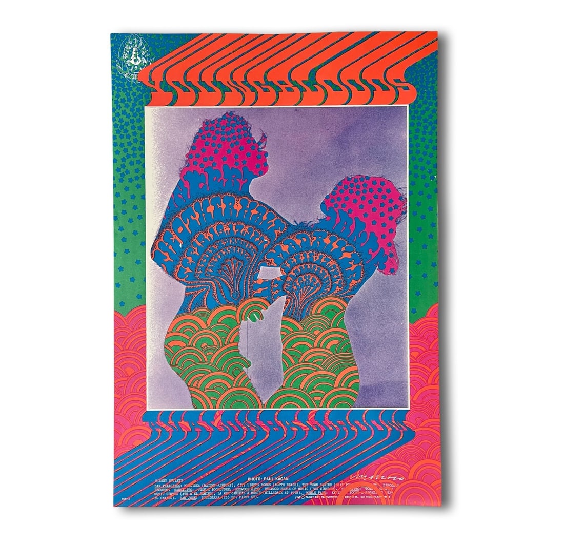 Victor Moscoso Youngbloods Concert Psychedelic Rock Poster 1967 (1 of 12)