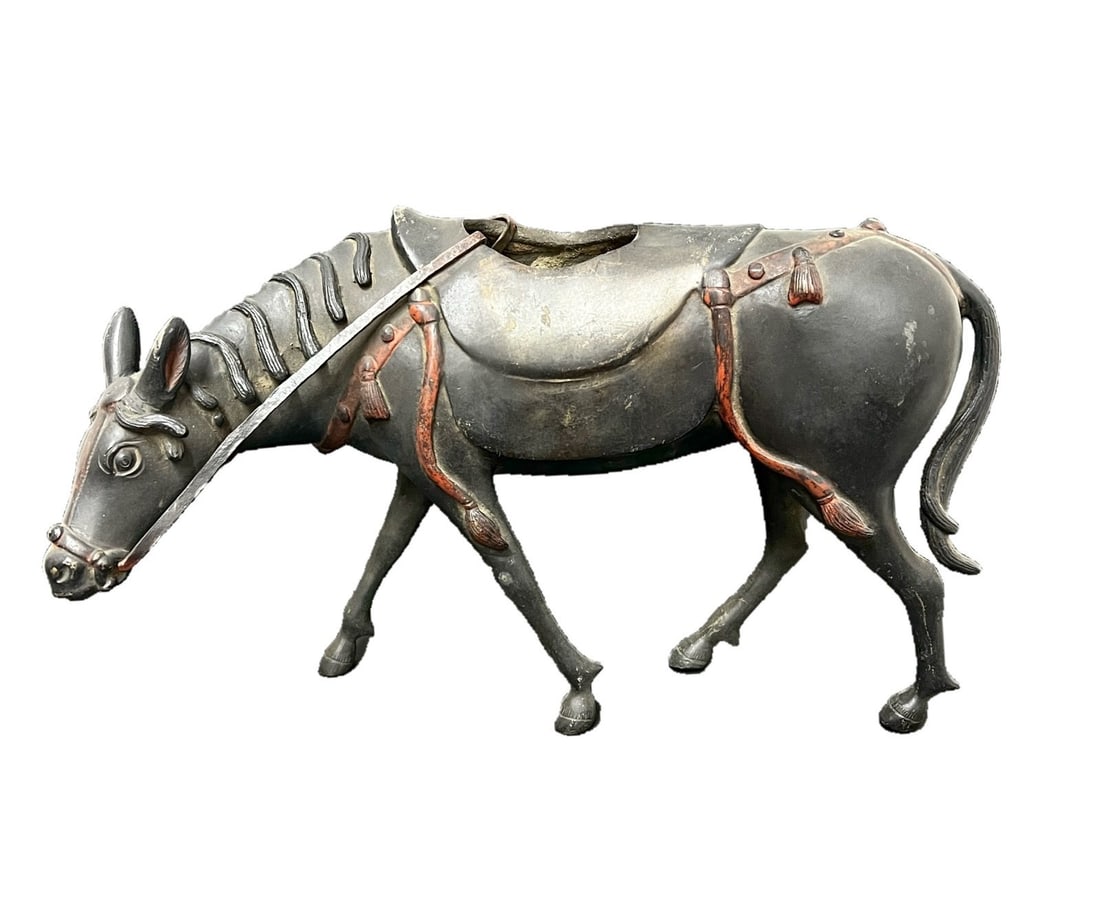 Chinese Bronze Horse Censer (1 of 8)