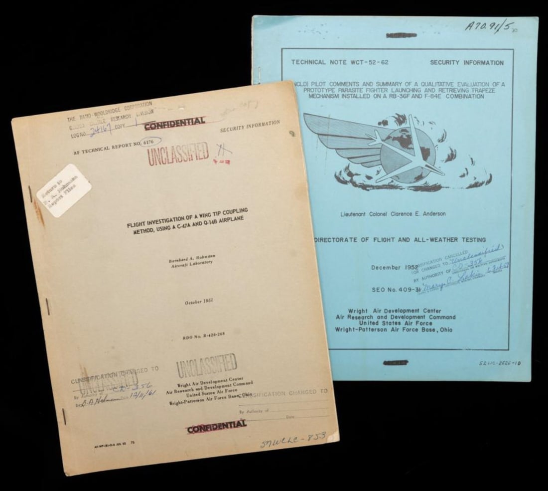 2 Unclassified Reports Wright Air Development Center Bernard Hohmann Collection (1 of 1)