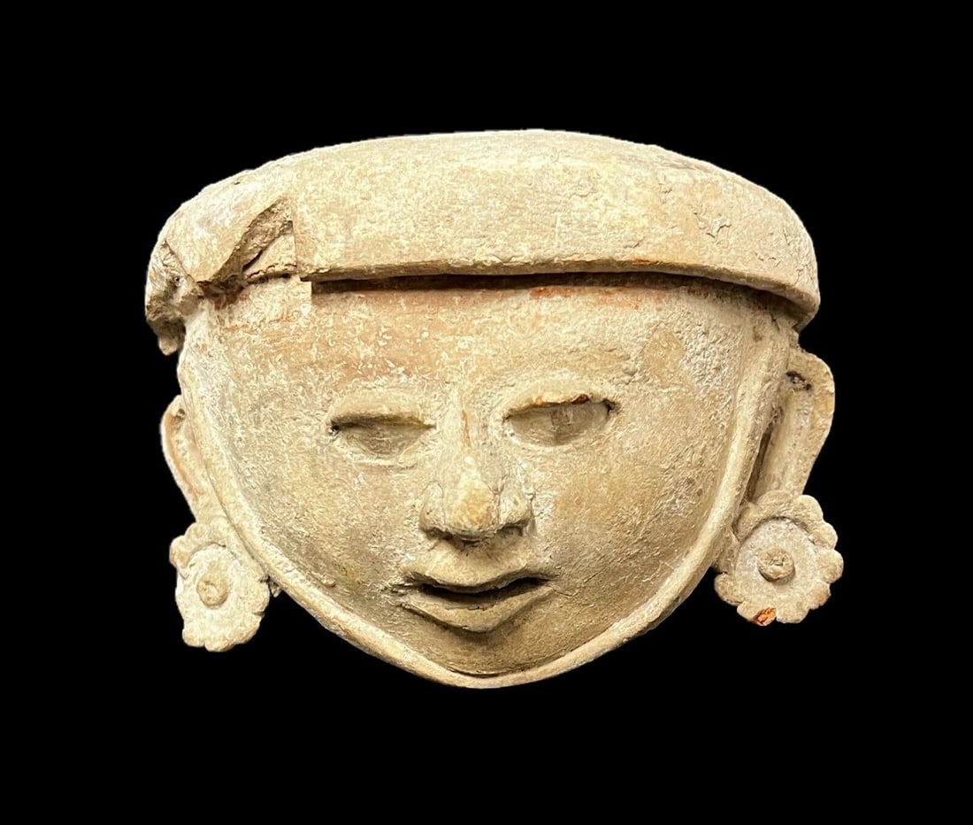 Pre-Columbian Pottery VERACRUZ Head fragment Soriente (1 of 6)