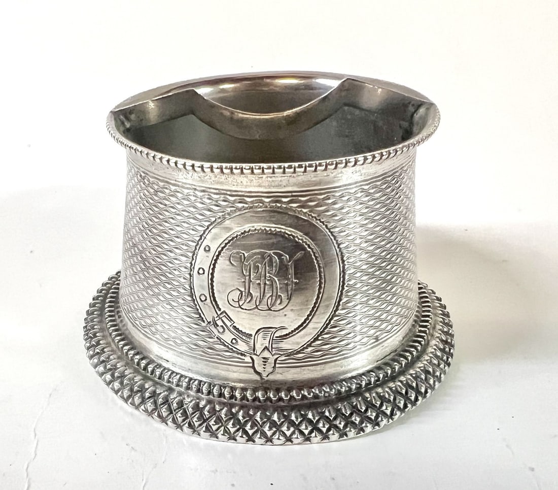 Wilkens 12 Loth 750 Silver Cigar Rest Ashtray 19th Century German (1 of 10)