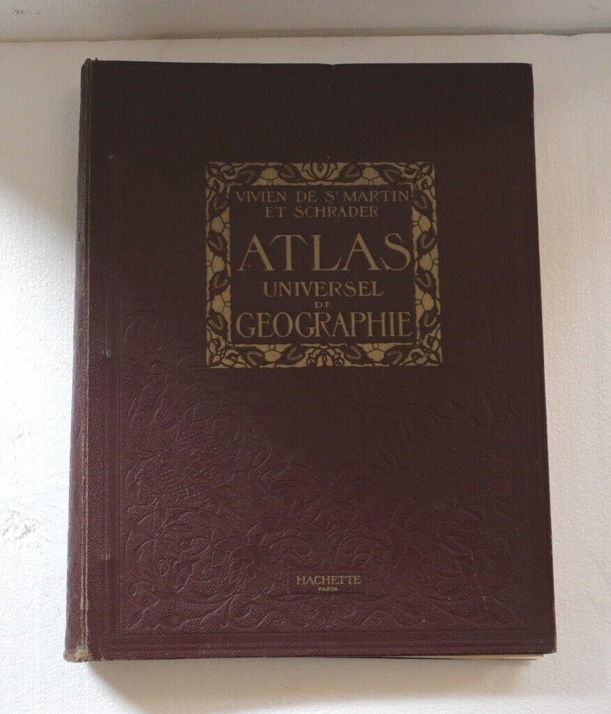 Vivien de St Martin , F. Schrader, Atlas Universel de Geographie, Folio, c1925 (1 of 7)