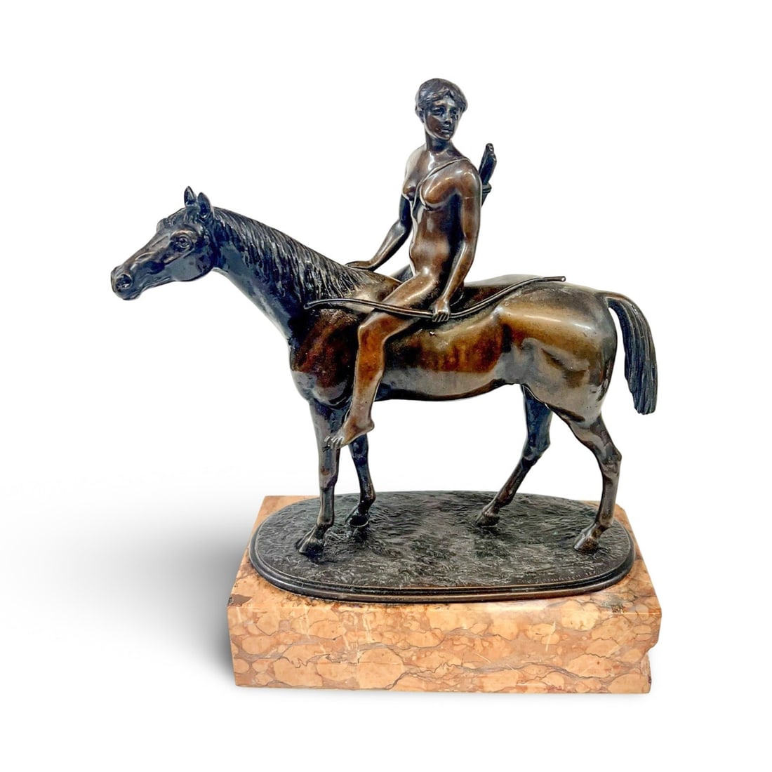 Otto Rasmussen Bronze Sculpture Amazon warrior on horse c1890s (1 of 18)