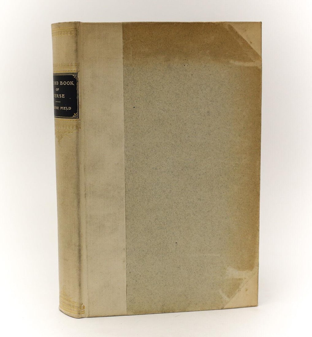 Eugene Field 'The Second Book of Verse'. 1892. 1st Ed w/ Signed letter by author (1 of 7)