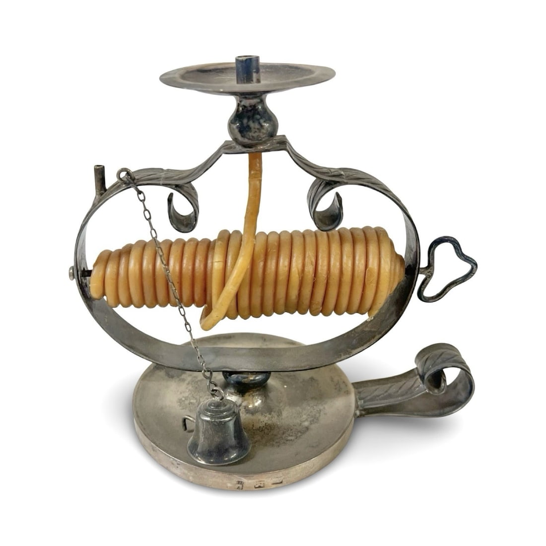 18C Spanish Silver Candle Stand Wax Jack (1 of 15)