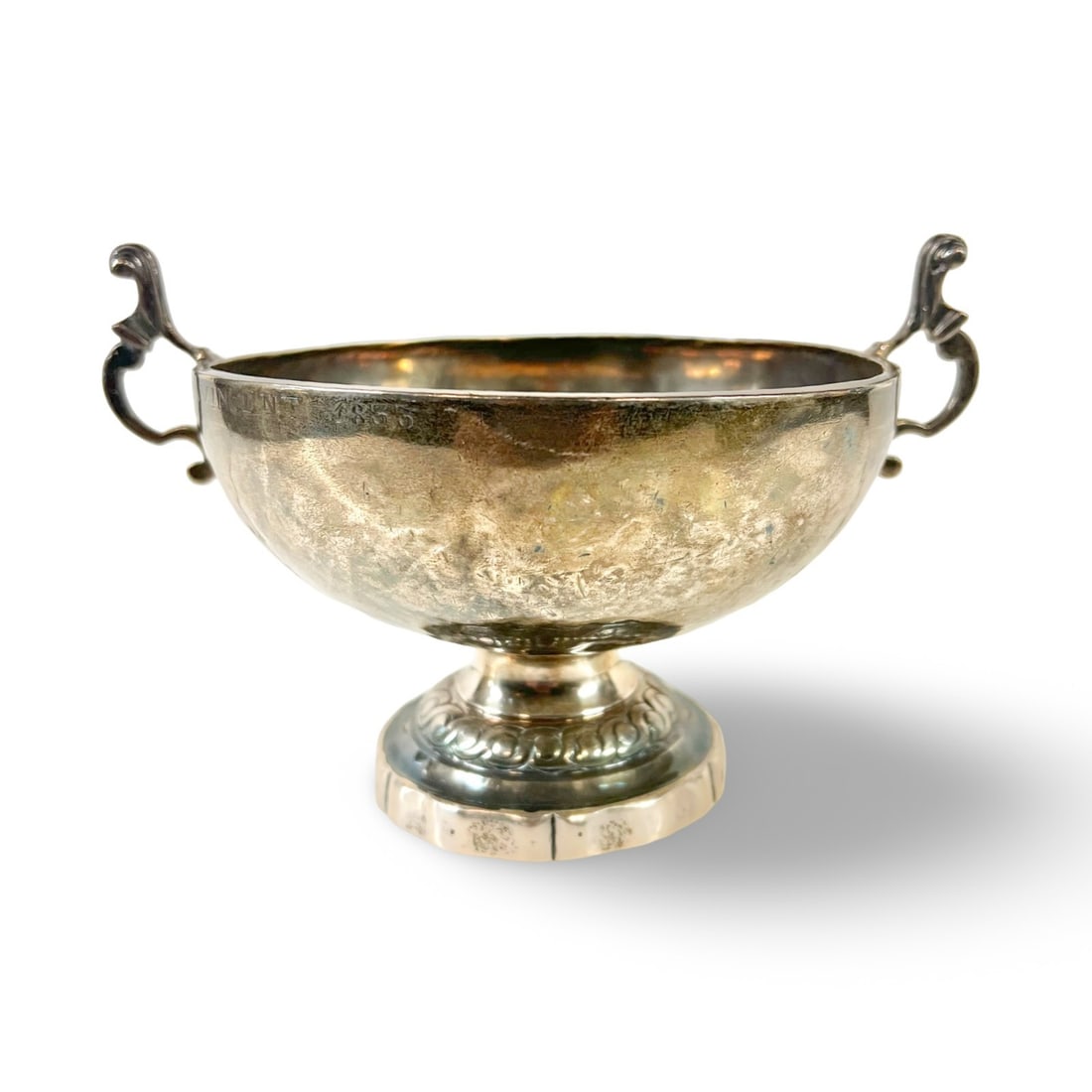 19th Century Continental 700 Silver Libation Wedding Bowl (1 of 6)