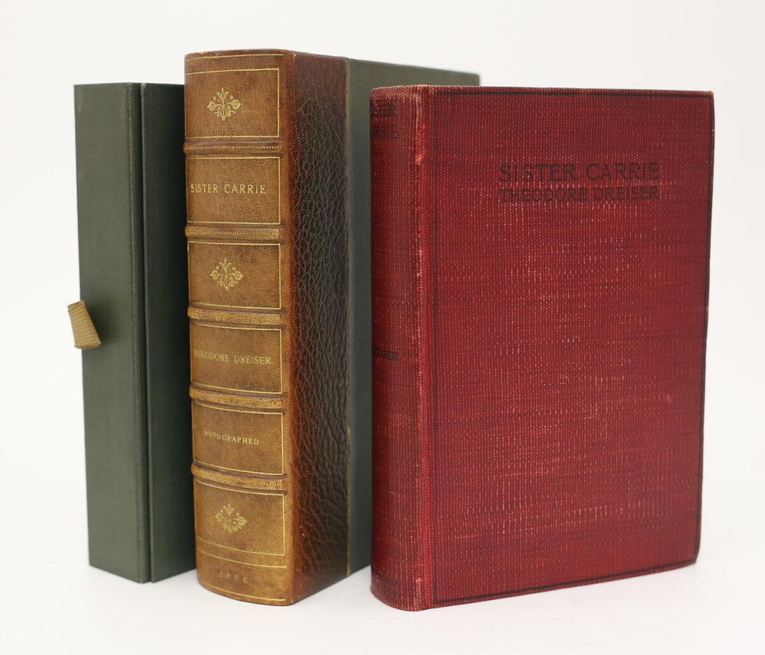 Theodore Dreiser 'Sister Carrie' Doubleday, Page & Co 1900 1st Edition Signed (1 of 5)