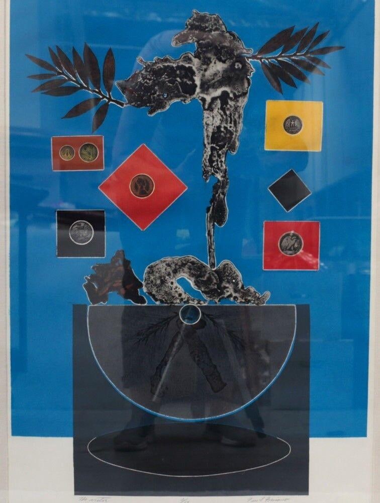 Tom S. Fricano (American 1930-) Colored lithograph on paper The Victor (1 of 5)