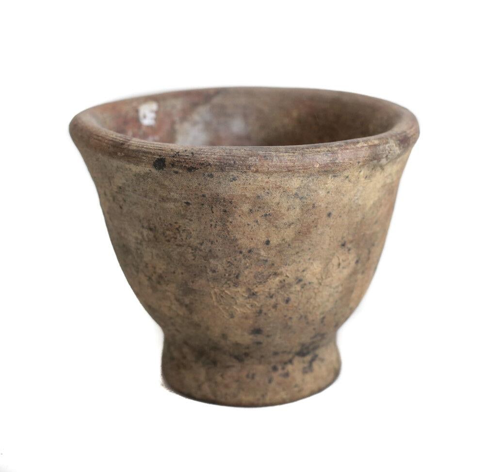 Pre Columbian Pottery Copador Vessel Mayan Footed with flared rim (1 of 3)