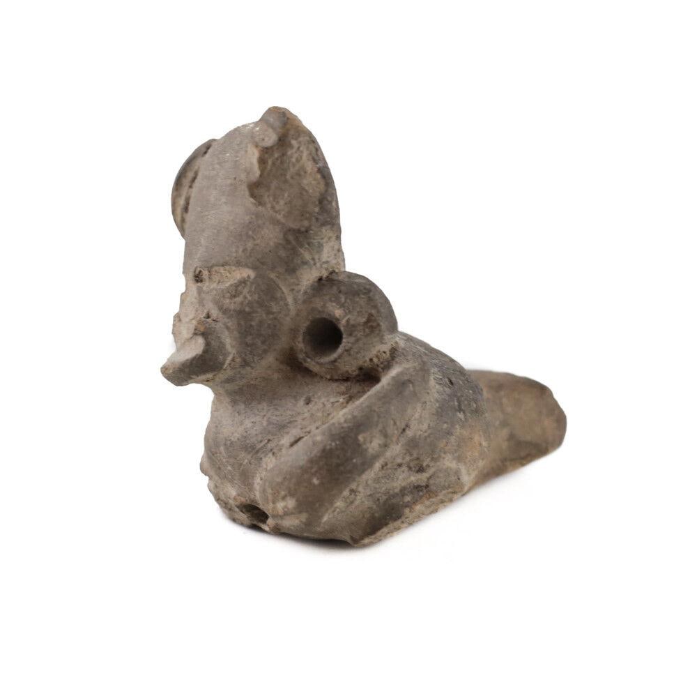 Small Pre-Columbian Pottery Zoomorphic Whistle possibly a monkey (1 of 6)