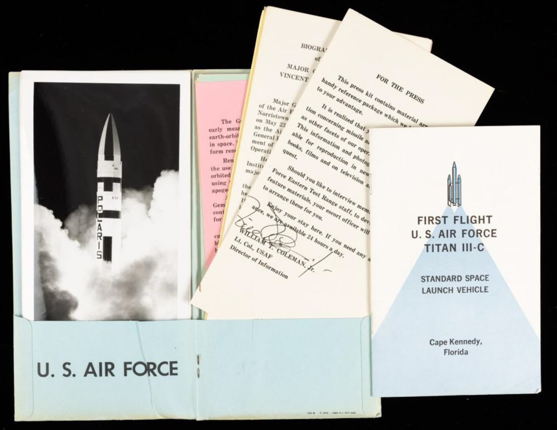 Five Satellite Missile Reports Various Packets Brochures Paperwork Hohmann (1 of 1)