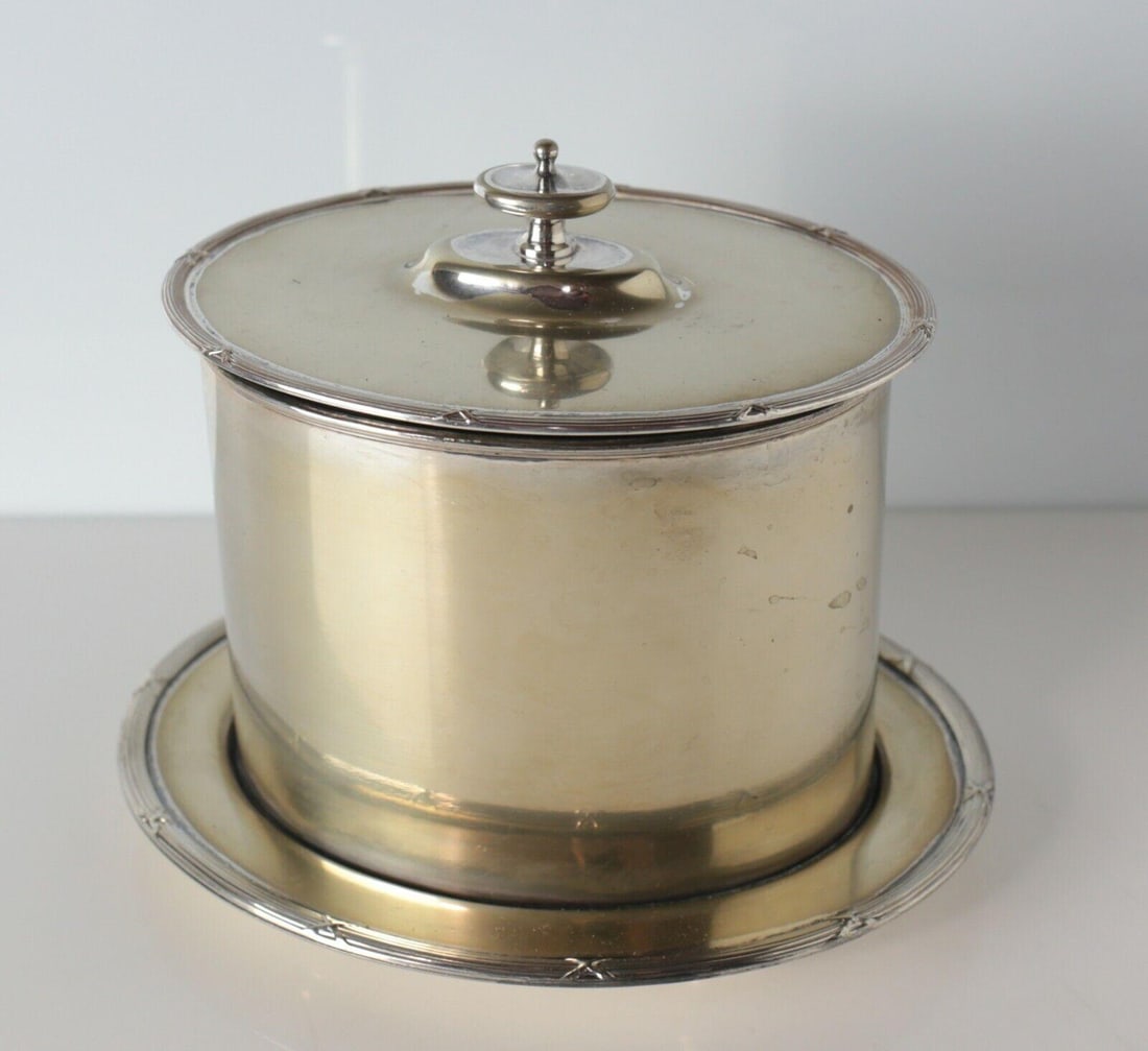 Boardman Glossop & Co Silverplate Biscuit Box Late 19th century (1 of 6)