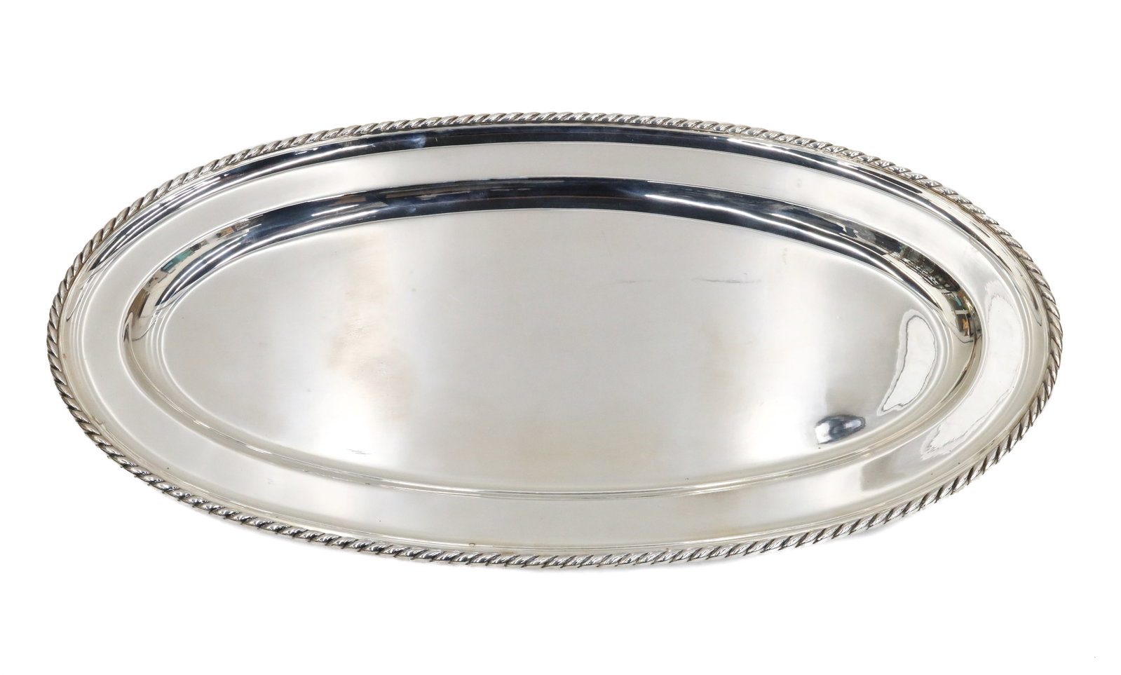 Mario Buccellati 925 Italian Sterling Silver Oval Tray in Prestigio (Prestige) (1 of 11)