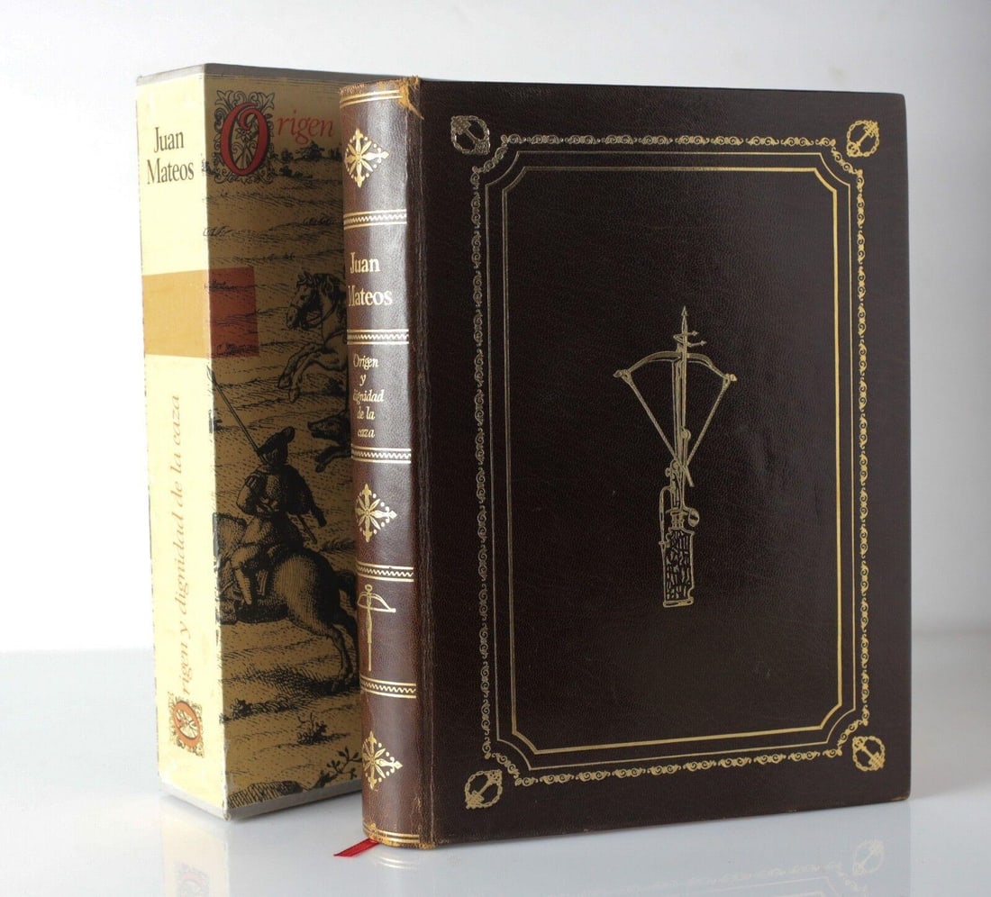Juan Mateos, Origen Y Dignidad de la Caza, Published Madrid Taurus 1966 Ltd Ed: Juan Mateos, Origen Y Dignidad de la Caza, Published Madrid Taurus 1966, Limited edition of 300. 252pp. Reproduces and follows in presentation the one made in Madrid in 1634 by Francisco Martinez, wit