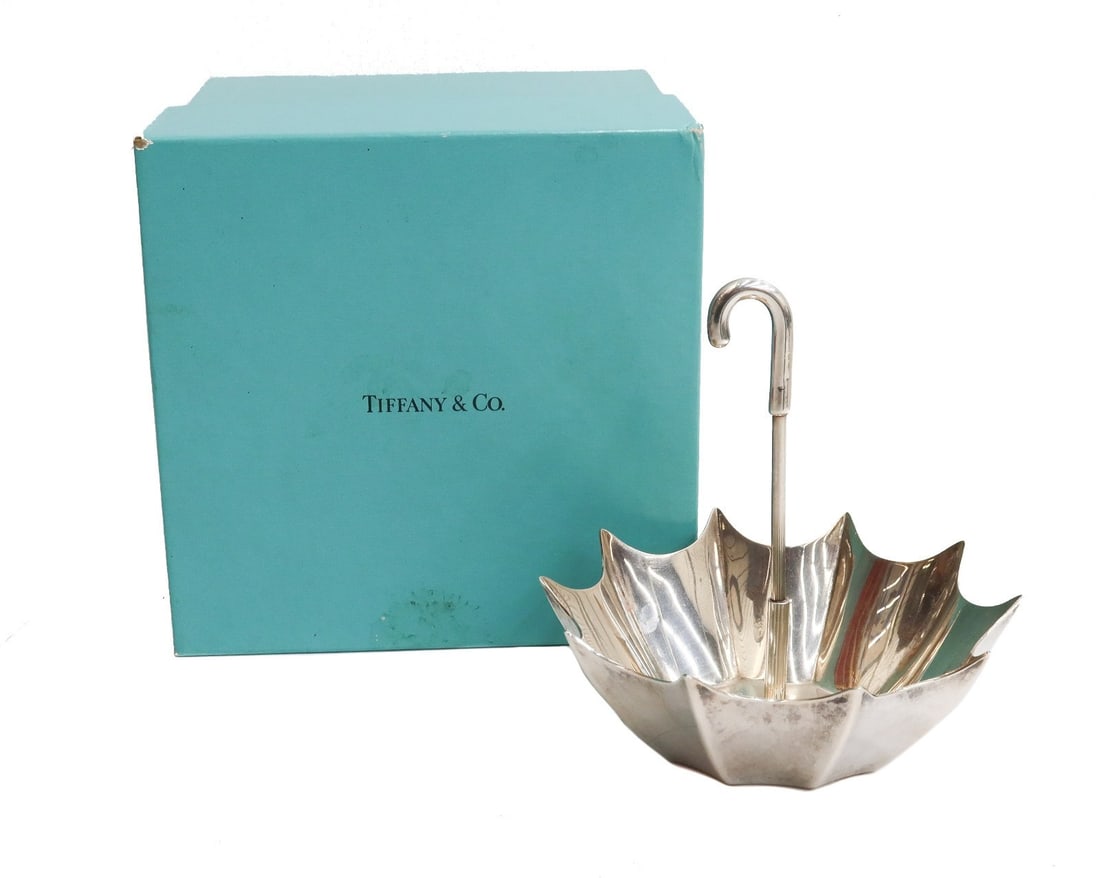 Tiffany & Co. Sterling Silver Upside Down Umbrella Bon Bon Dish #26051 (1 of 10)