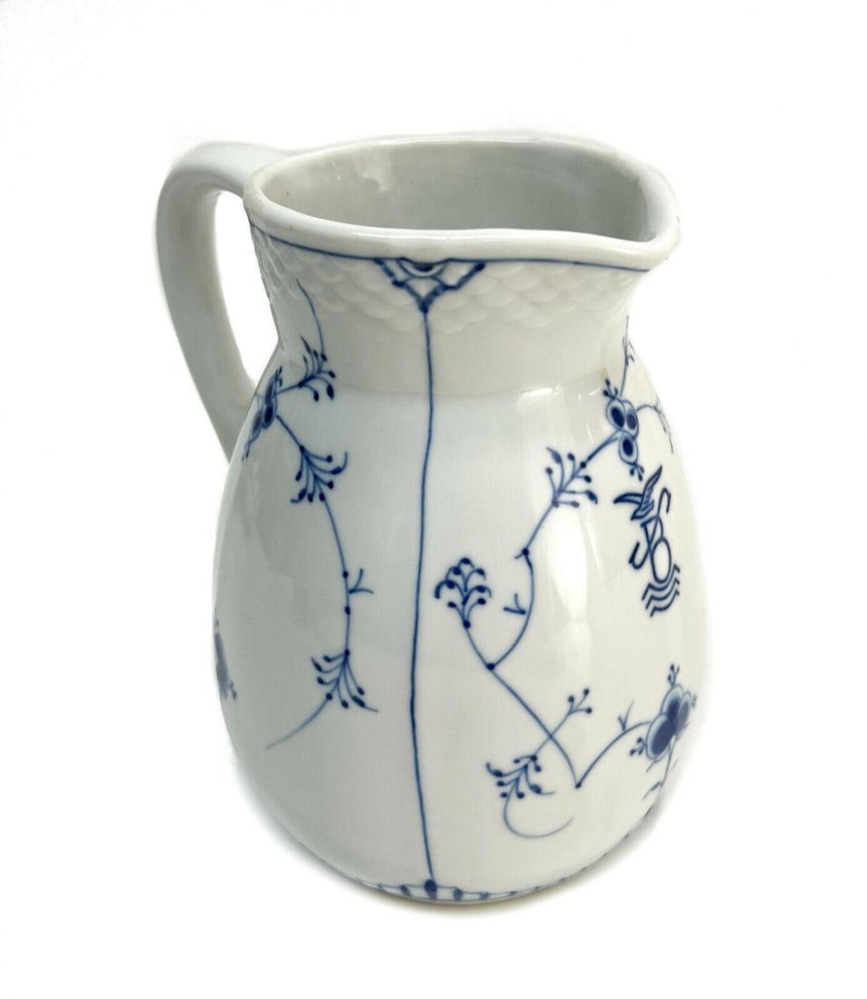 Bing and Grondahl Denmark Porcelain Jug, Blue Floral Designs (1 of 8)