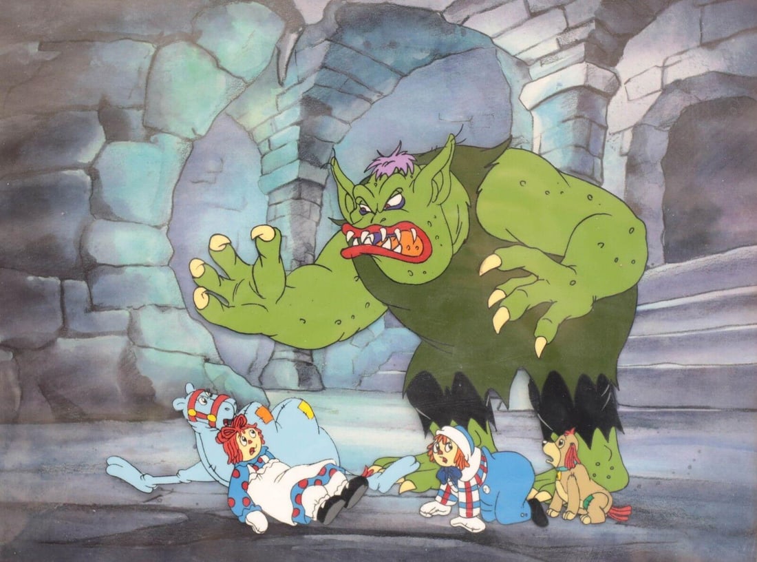 Adventures of Raggedy Ann & Andy Original Animation Cel, Framed (1 of 3)