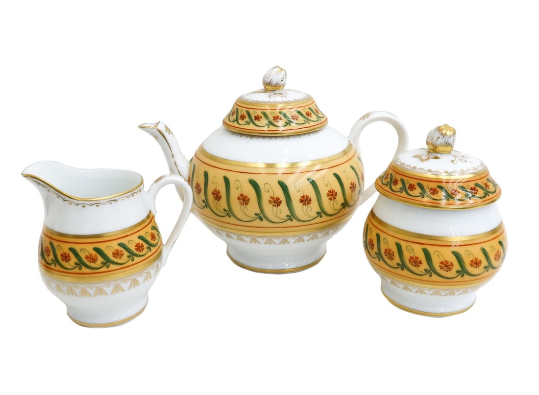 Tiffany Le Tallec Private Stock Porcelain Tea Set in Directoire (1 of 7)