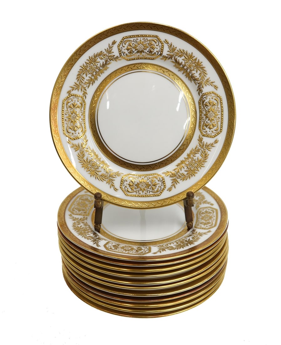 12 Aynsley England Porcelain Bread Plates in Engagement 8220 circa 1940 (1 of 4)