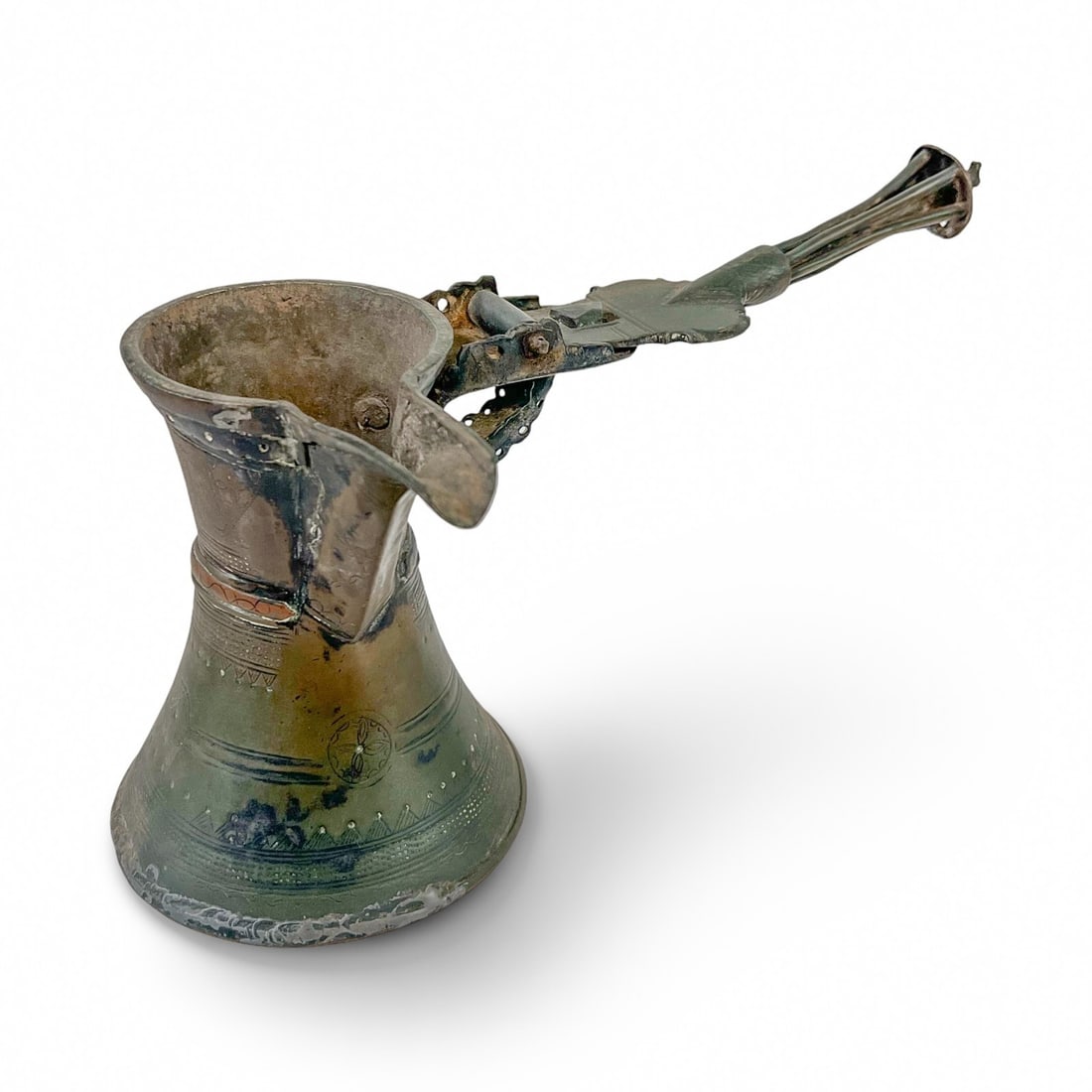Copper Dallah Cezve Ibrik for brewing Turkish coffee c19th Century (1 of 10)