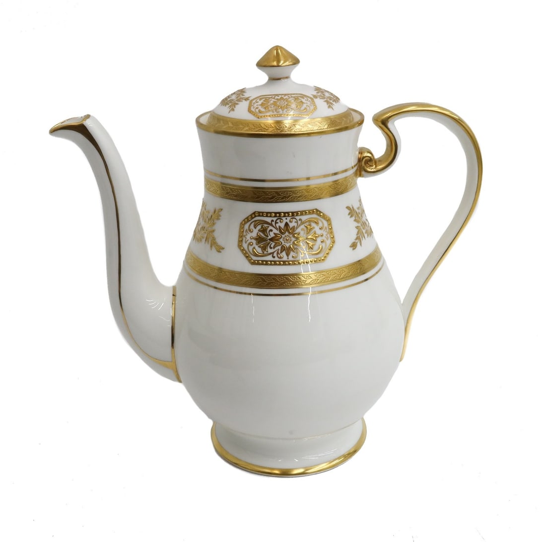 Aynsley England Porcelain Coffee Pot in Engagement 8220 c1940 (1 of 9)