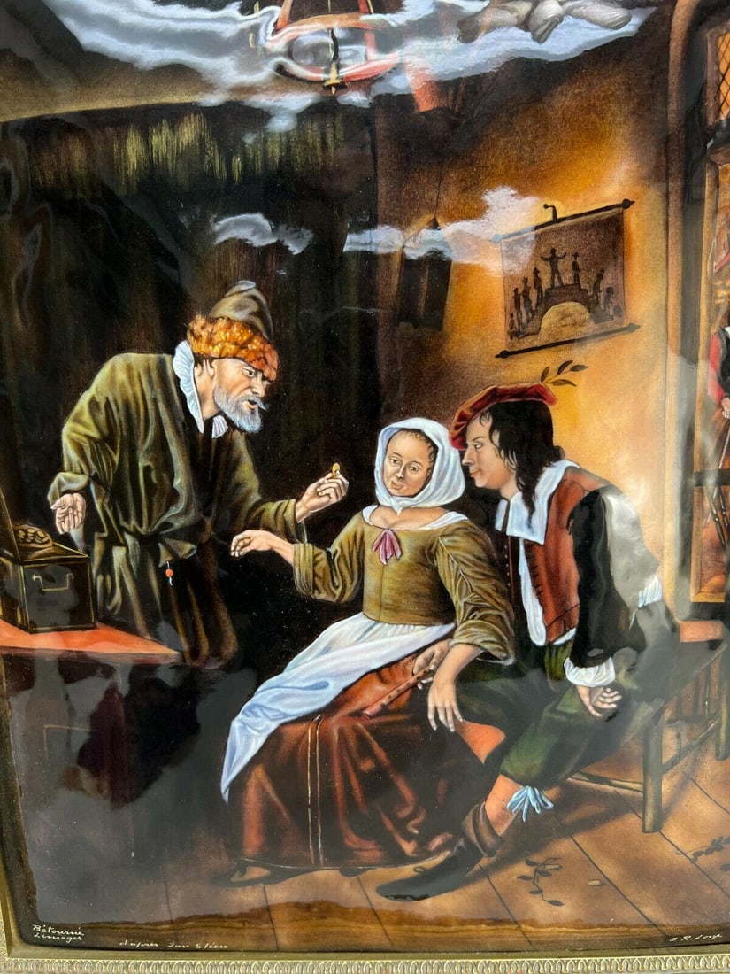 Limoges France Hand Painted Porcelain Plaque, First Half 20th Century (1 of 6)