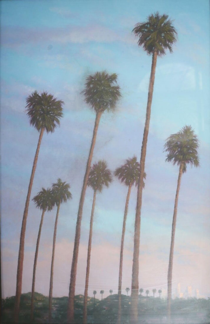 Barry Pitts, (American 20-21st Century) Pastel on paper California Landscape (1 of 6)