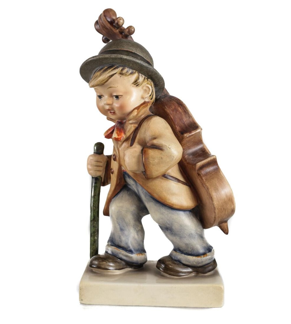 Large Goebel Hummel Figurine Little Cellist 89/2 c1938 Full Crown TMK-1 Rare (1 of 5)
