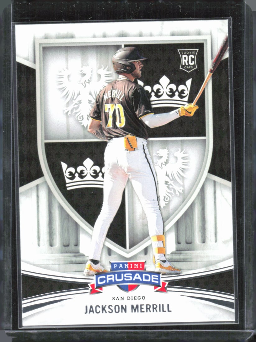 Jackson Merrill RC 2024 Panini Crusade #13: Jackson Merrill RC 2024 Panini Crusade #13
