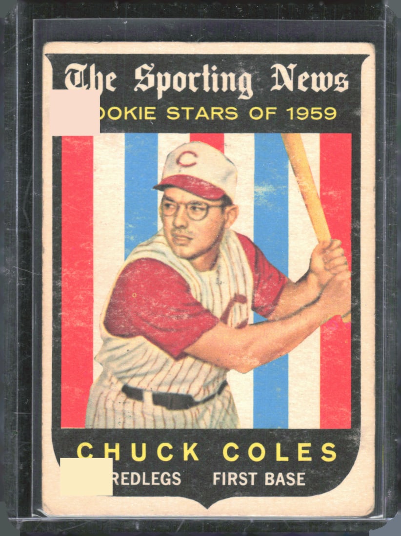 Chuck Coles Rookie Stars 1959 Topps #120 (1 of 2)