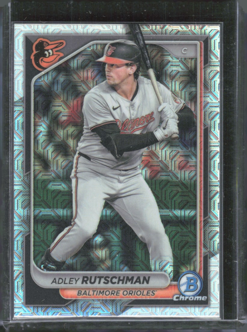 Adley Rutschman Mega Box Mojo 2024 Bowman Chrome #52: Adley Rutschman Mega Box Mojo 2024 Bowman Chrome #52