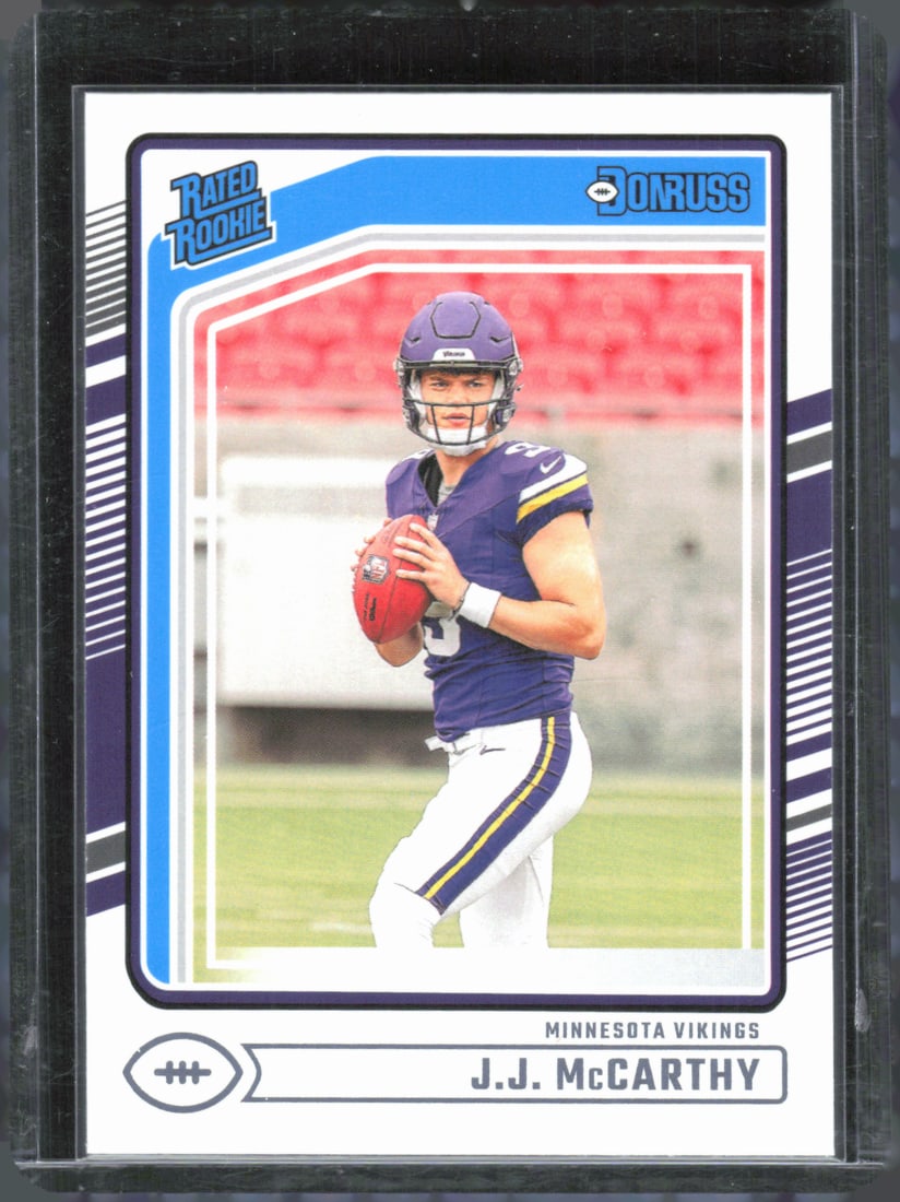 JJ McCarthy RC 2024 Panini Donruss #303: JJ McCarthy RC 2024 Panini Donruss #303