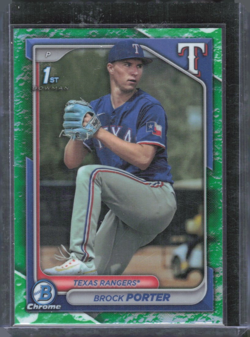 Brock Porter Lunar Glow 1st Bomwan 2024 Bowman Chrome #BCP-36: Brock Porter Lunar Glow 1st Bomwan 2024 Bowman Chrome #BCP-36
