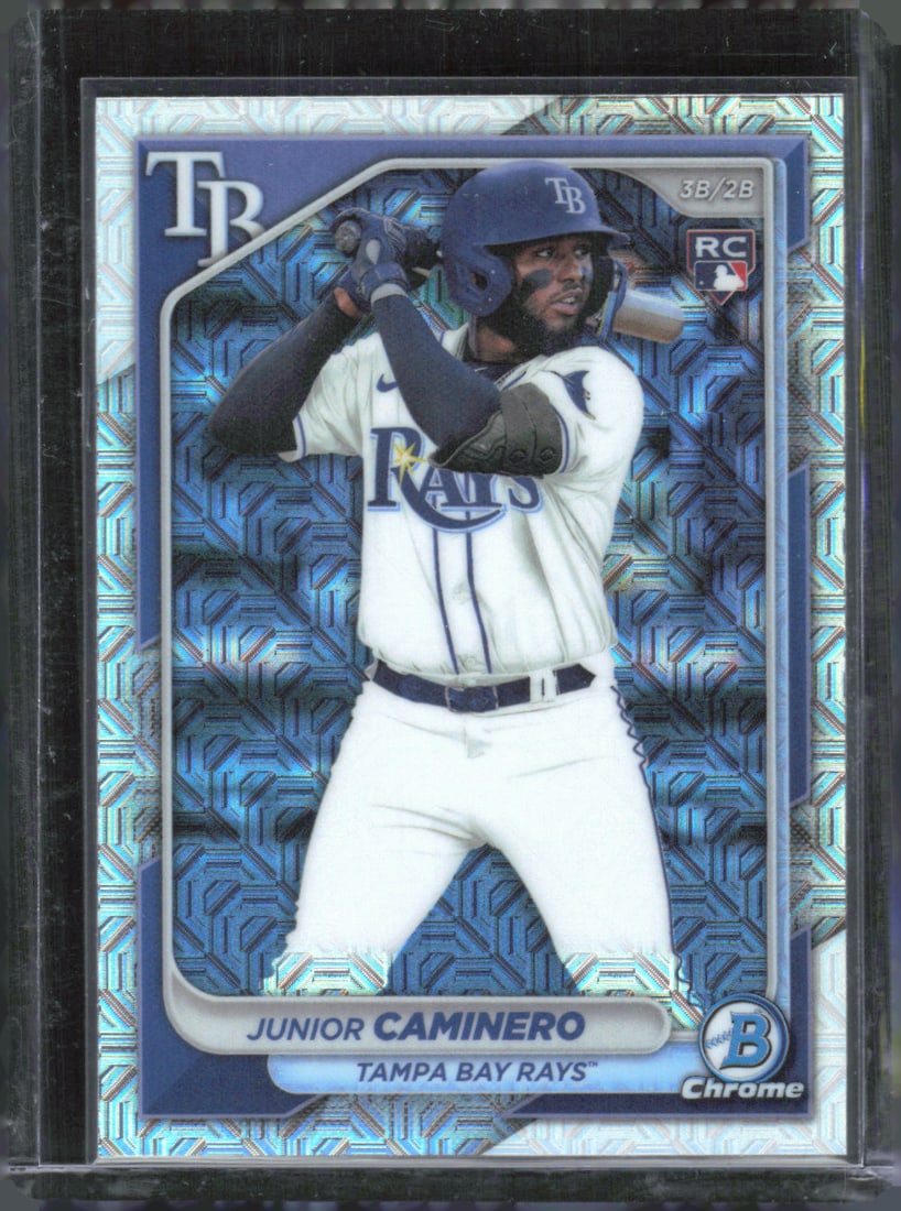 Junior Caminero Mega Box Mojo RC 2024 Bowman Chrome #20: Junior Caminero Mega Box Mojo RC 2024 Bowman Chrome #20