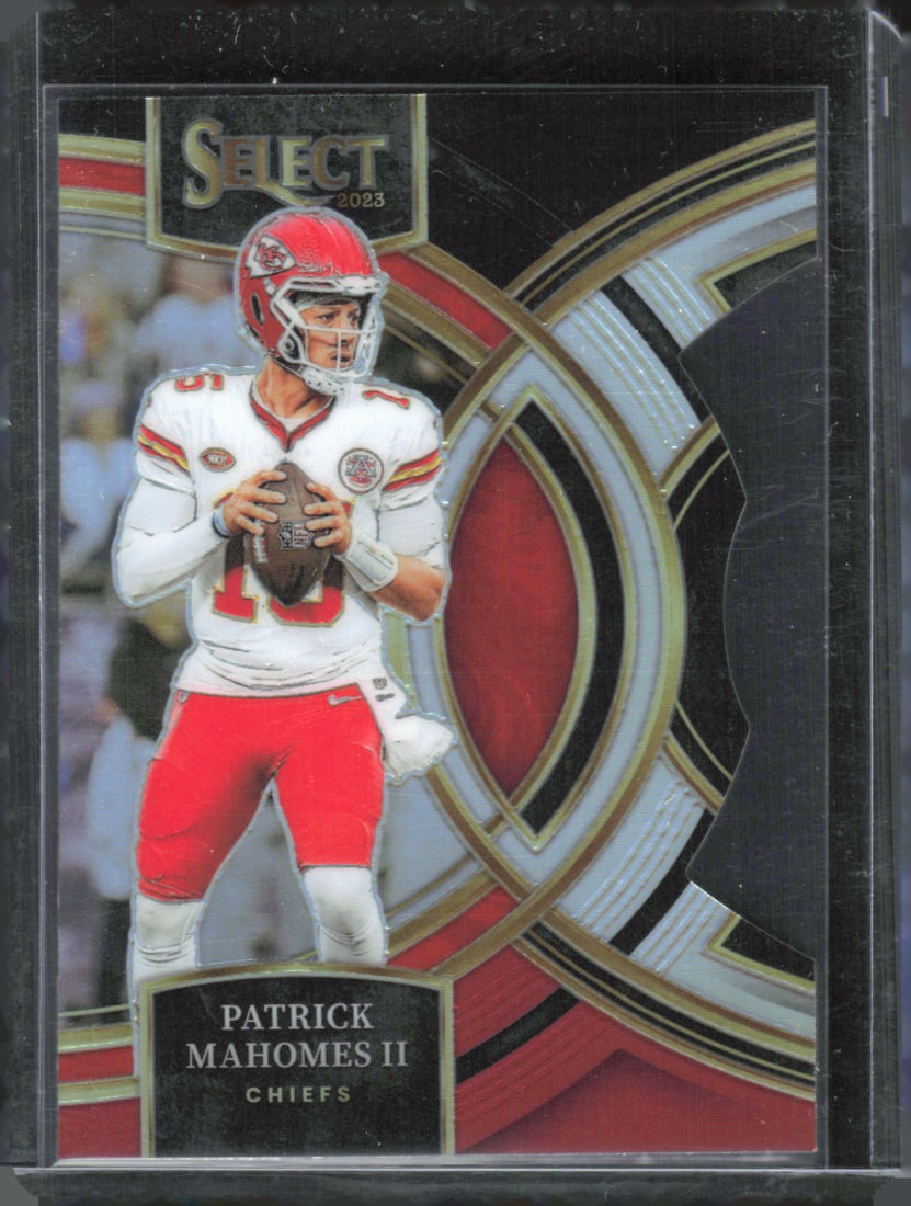 Patrick Mahomes Black/Red Prizm Die Cut 2023 Panini Select #140 (1 of 2)