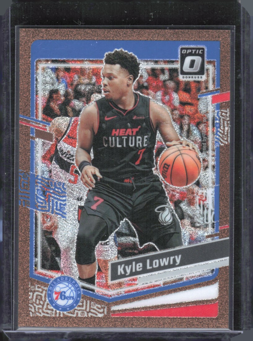 Kyle Lowry Cooper Glitter /99 2023-24 Donruss Optic #130 (1 of 2)
