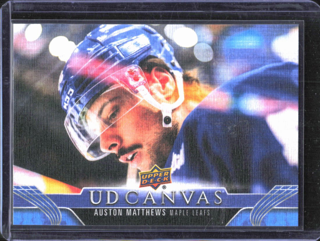 Auston Matthews UD Canvas 2023-24 Upper Deck #C195 (1 of 2)