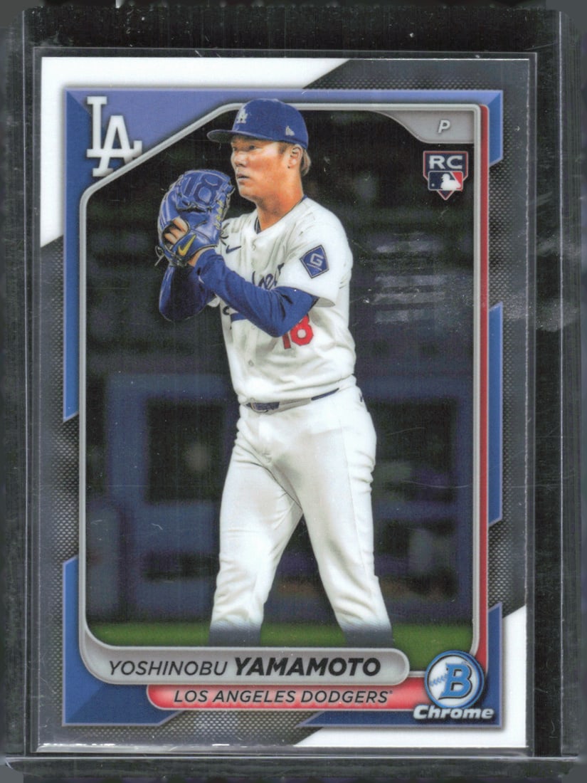 Yoshinobu Yamamoto RC 2024 Bowman Chrome #73: Yoshinobu Yamamoto RC 2024 Bowman Chrome #73