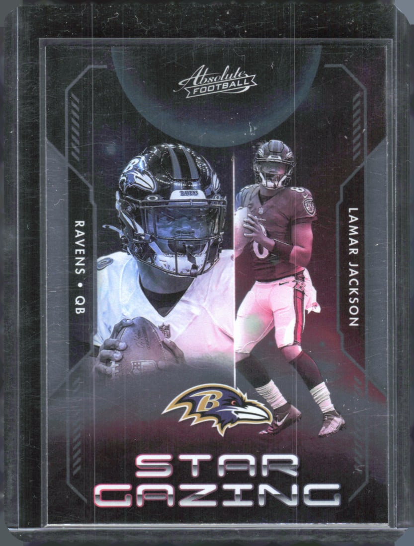 Lamar Jackson Stargazing 2023 Panini Absolute #SG-4 (1 of 2)