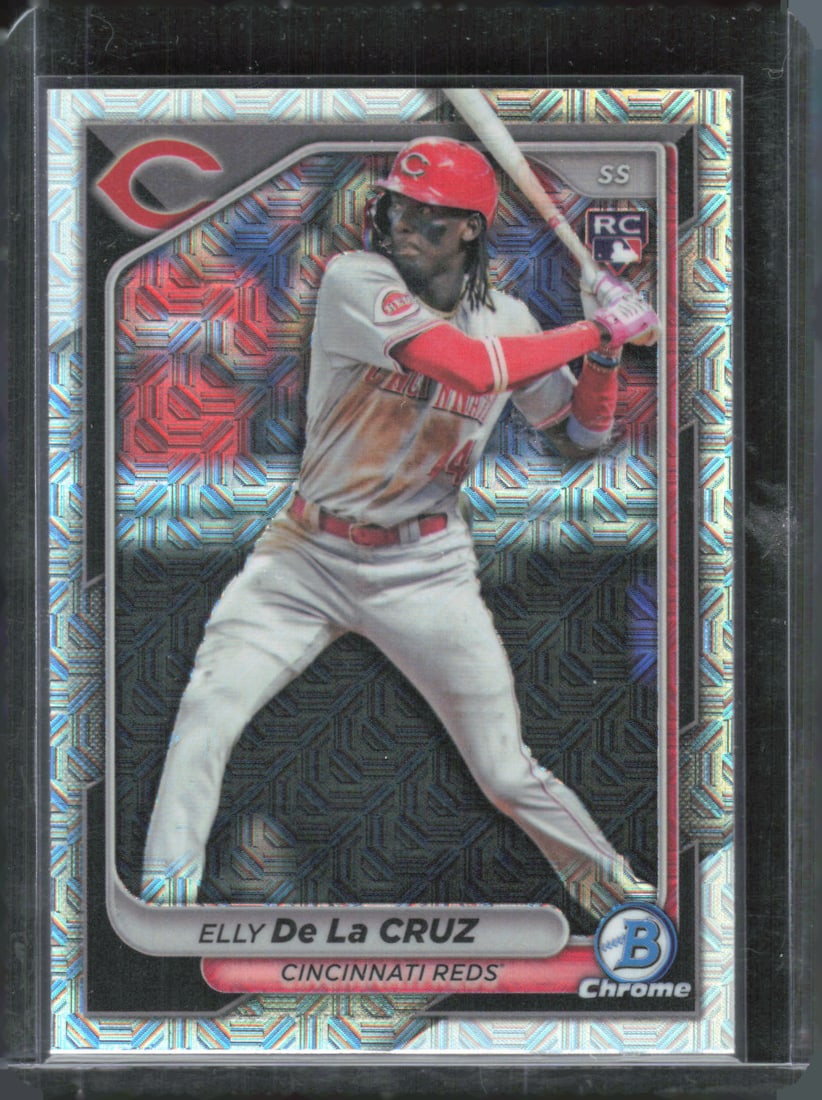 Elly De La Cruz Mega Box Mojo RC 2024 Bowman Chrome #42: Elly De La Cruz Mega Box Mojo RC 2024 Bowman Chrome #42