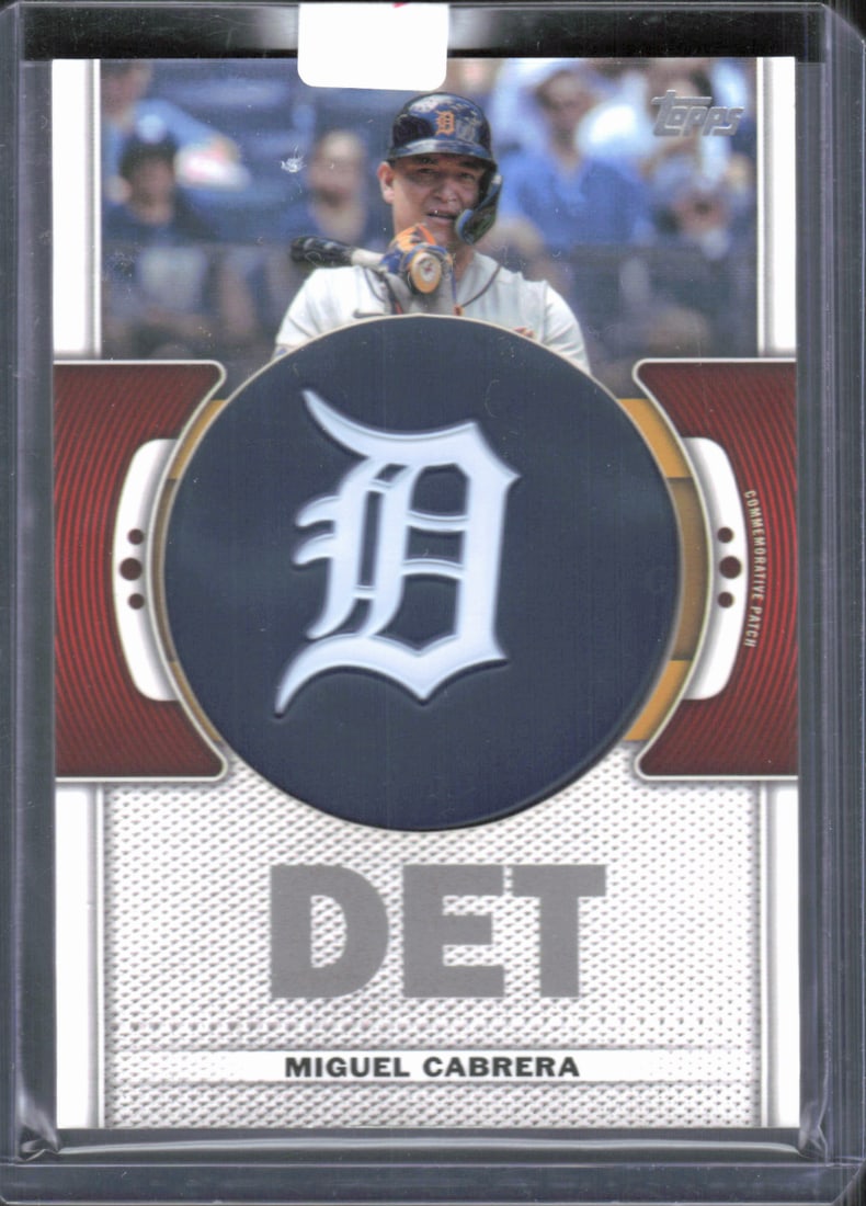 Miguel Cabrera Commemorative Team Logo Patch 2023 Topps #TLP-MC (1 of 2)