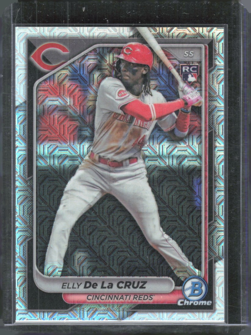 Elly De La Cruz Mega Box Mojo RC 2024 Bowman Chrome #42: Elly De La Cruz Mega Box Mojo RC 2024 Bowman Chrome #42