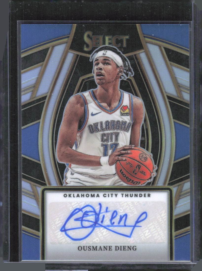 Ousmane Dieng Silver Prizm Auto 2023-24 Panini Select #SSS-ODO (1 of 2)