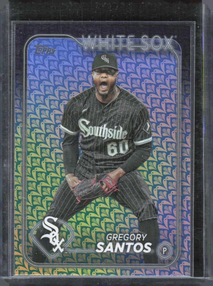 Gregory Santos Easter Variation 2024 Topps Series 1: Gregory Santos Easter Variation 2024 Topps Series 1