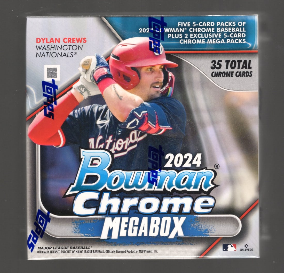 2024 Bowman Chrome Baseball Mega Box (1 of 1)